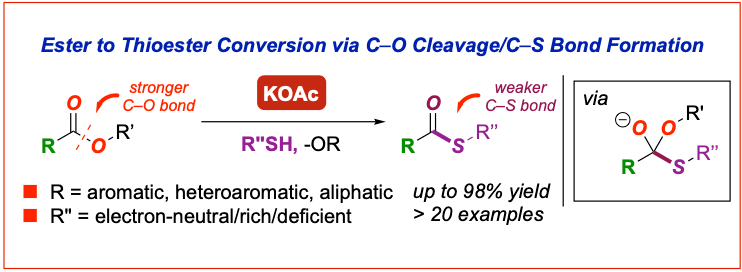 Chengwei-ester-to-thioester-conversion-OBC-2021