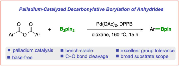Decarbonylation-borylation-anhydrides-Pd-JOC-2021