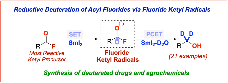 Reductive-deuteration-acyl-fluorides-CC-2021