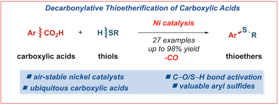 263-Decarbonylative thioetherification