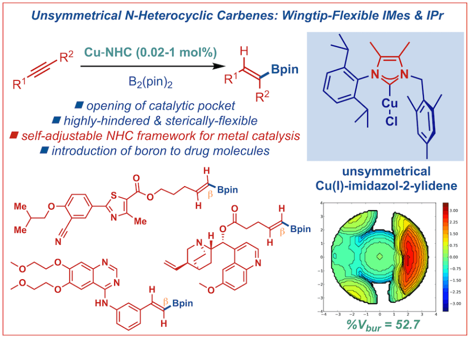 269-Unsymmetrical N-heterocyclic carbenes