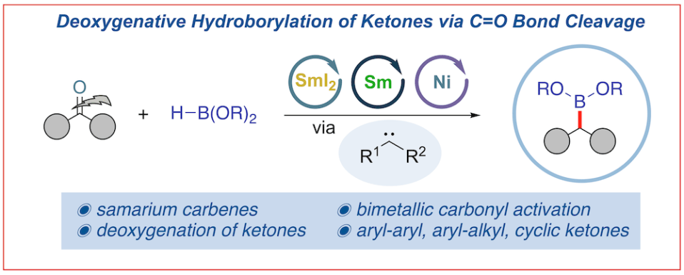 279-Samarium iodide-deoxygenative hydroborylation-ketones-bimetallic